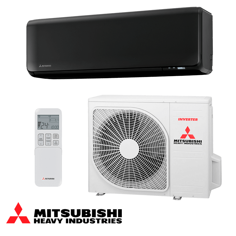 Инверторен климатик Mitsubishi Heavy Industries SRK 50 ZT-WFB + SRC 50 ZT-W - черен