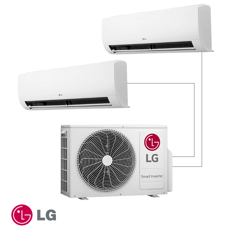 LG мулти сплит система RM2U15.U18 + RMN09.NSJ + RMN09.NSJ